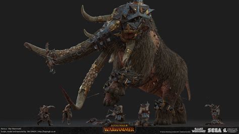 The making of Total War: Warhammer’s mammoths.